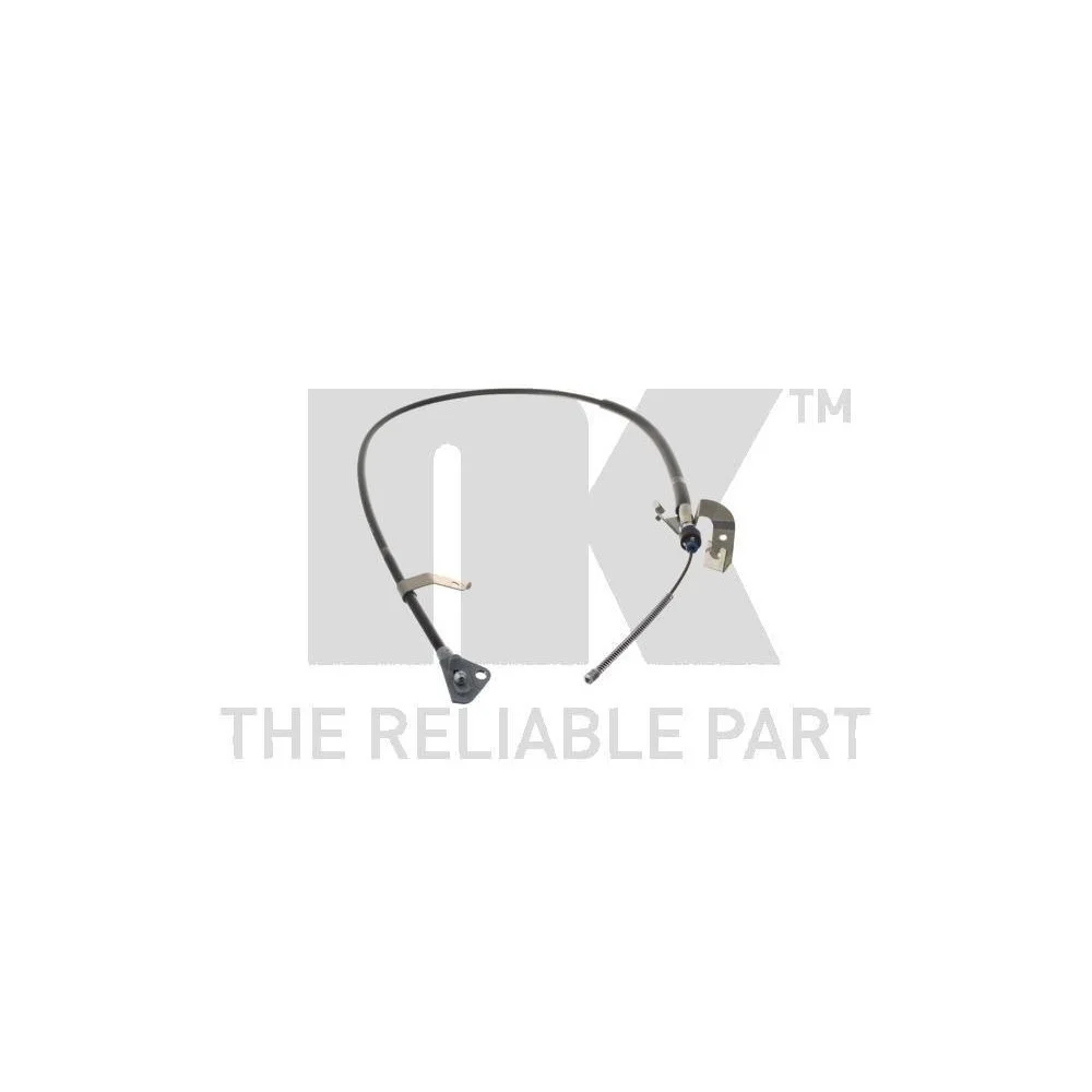 Трос стоянкового гальма NK 901958 для CITROËN PEUGEOT TOYOTA лівий, фото №1
