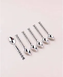 Набір чайних ложок у формі серця 6 шт, нержавіюча сталь synthetic.ua - Фото 1