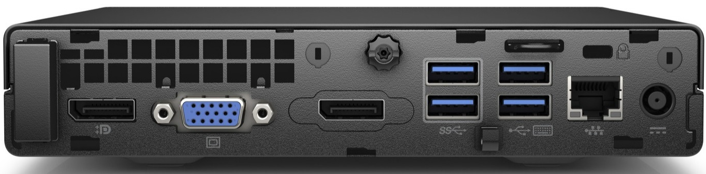 Комплект міні ПК HP EliteDesk 800 G2 / Intel Core i5-6500T / RAM 8GB / SSD 256GB / LAN / Windows 11 / Чорний, фото №5