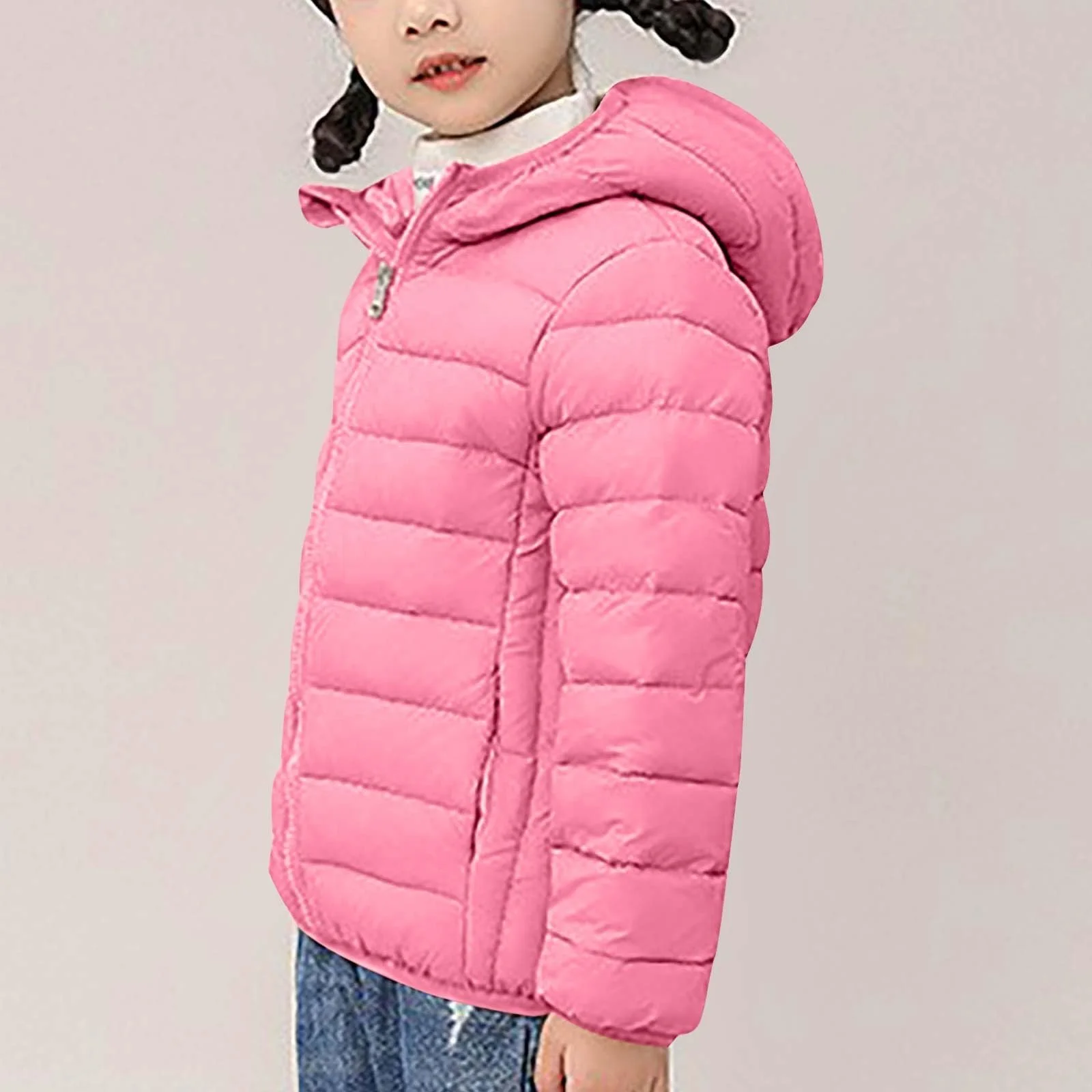 Унісекс дитяча тонка зимова куртка для хлопчиків і дівчаток, фото №6