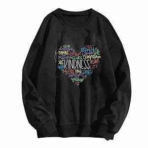 Женский Свитер Осень Свитер Женский Зима Рубашка с Длинным Рукавом Без Капюшона Круглый вырез Sweatshirt Pulli Sweatshirts Oberteile Damenpullover Klamotten Tops Sweatpullover Langarmshirt Черный, Зеленый synthetic.ua - Фото 1