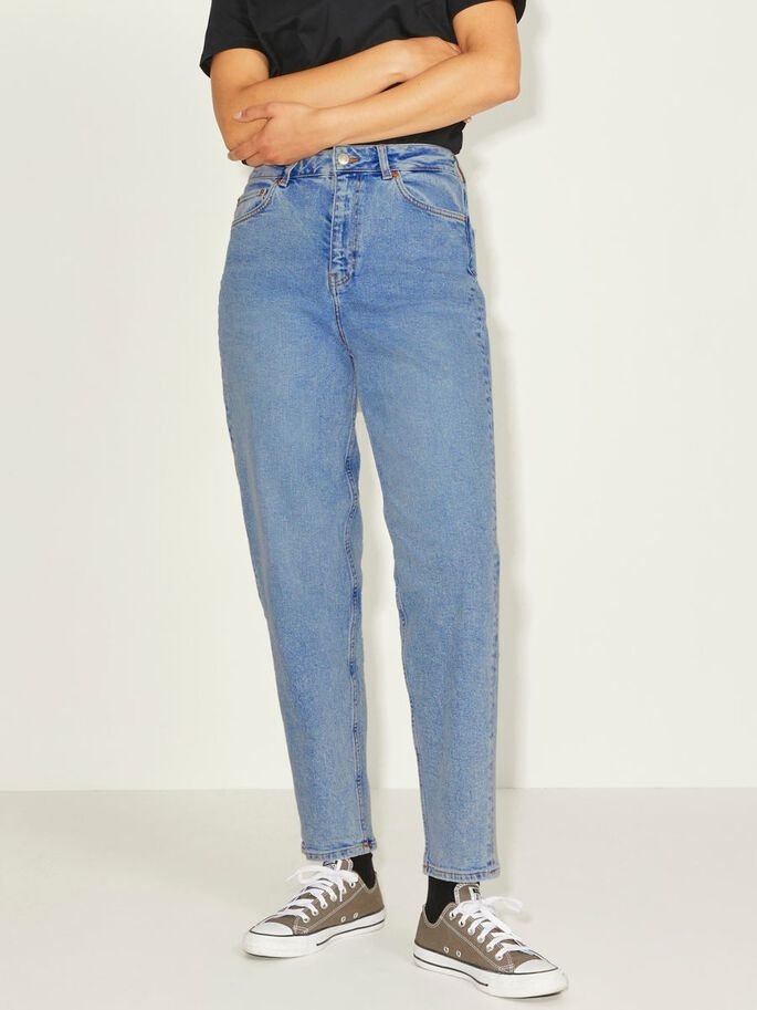 Джинси JXLISBON MOM HW CC4003 NOOS 12203868-Light Blue Denim JJXX Блакитний M, фото №1