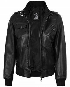 Жіноча шкіряна куртка fjackets зі знімним капюшоном synthetic.ua - Фото 1