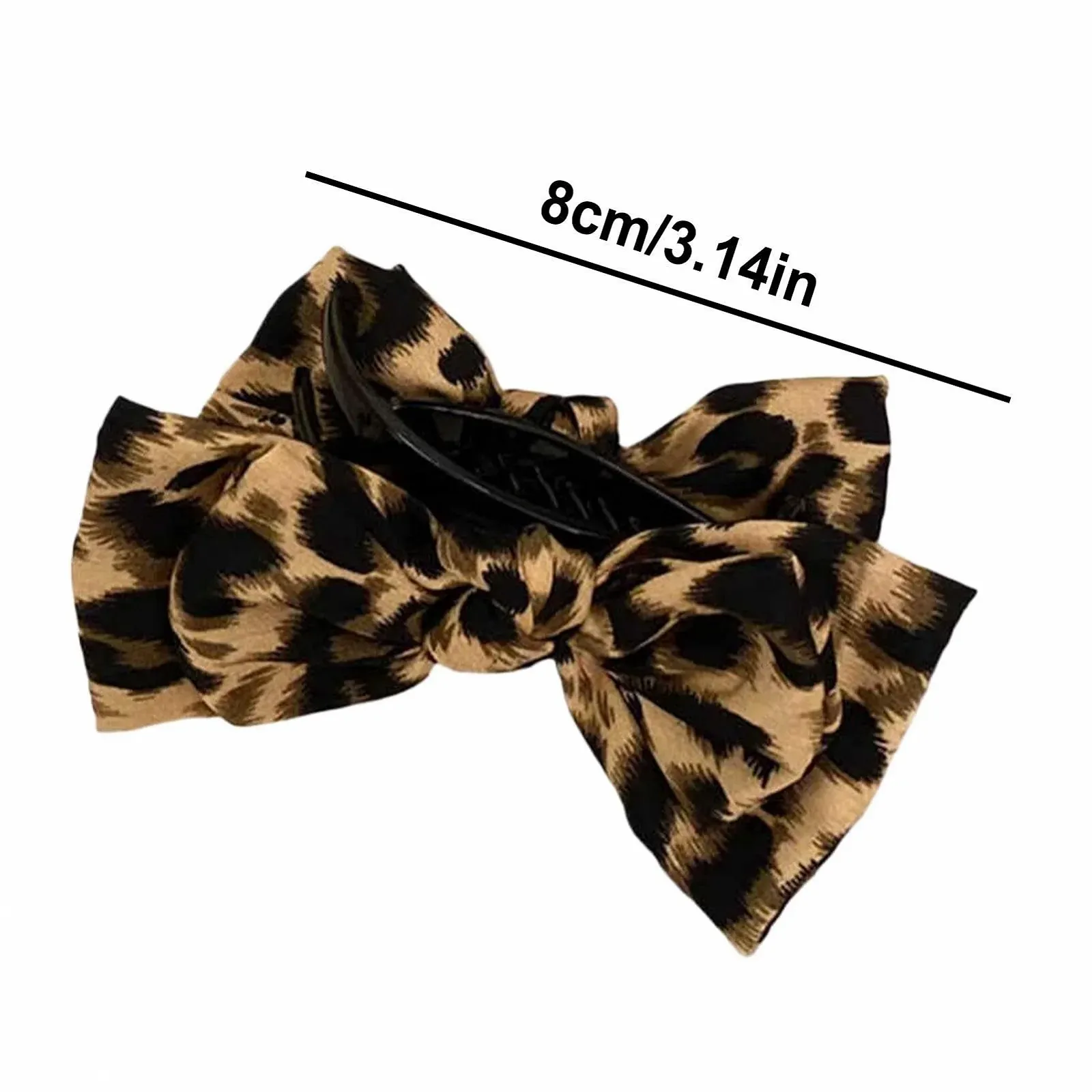 Заколка для волос с леопардовым узором, фото №6