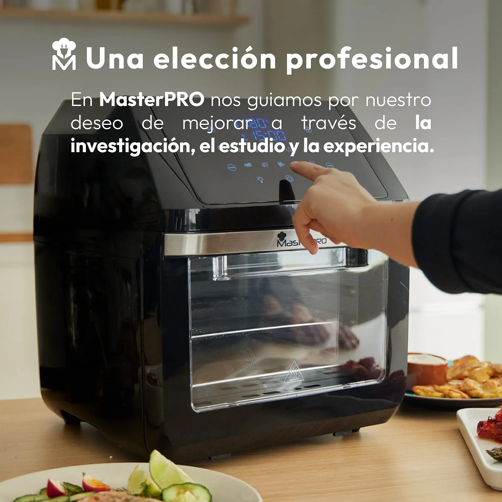 Мультипіч-піч MasterPRO Rocket 1100 11 л 1800 Вт LED-Display з силіконовою формою, фото №5 Мультипіч-піч MasterPRO Rocket 1100 11 л 1800 Вт LED-Display з силіконовою формою, фото №5