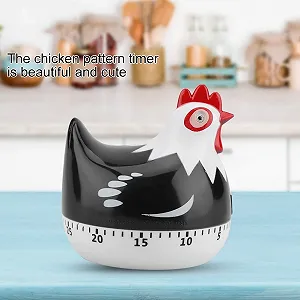 Таймер кухонный цифровой Chicken 55 минут Black synthetic.ua - Фото 1