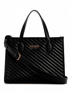 Сумка жіноча з ручками GUESS Silvana Double Compartment Tote - Фото 1