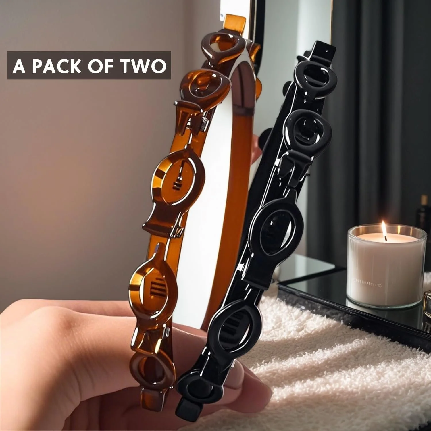 Обруч для волосся Набір з 2 штук, фото №4 Обруч для волосся Набір з 2 штук, фото №4