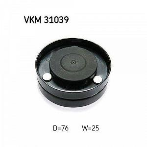 Ролик обвідний/напрямний поліклинового ременя SKF VKM 31039 для AUDI SEAT SKODA VOLVO synthetic.ua - Фото 1