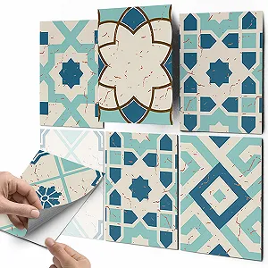 Наклейки для плитки CREATISTO Мозаїка 15 x 20 см 12 шт. - Фото 1