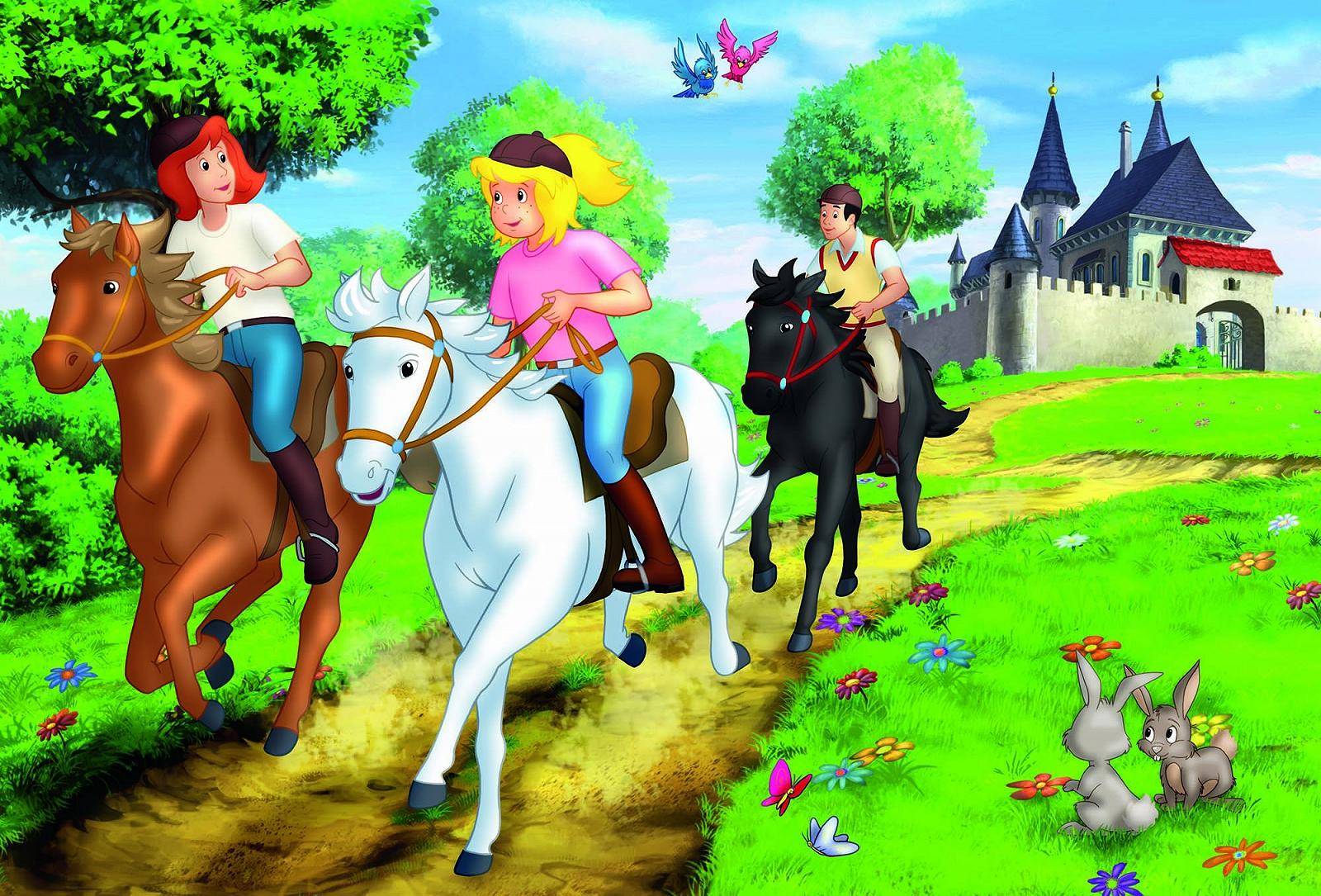 Пазл Schmidt Games Bibi and Tina 56509 2 x 100 и 2 x 150 деталей, фото №8