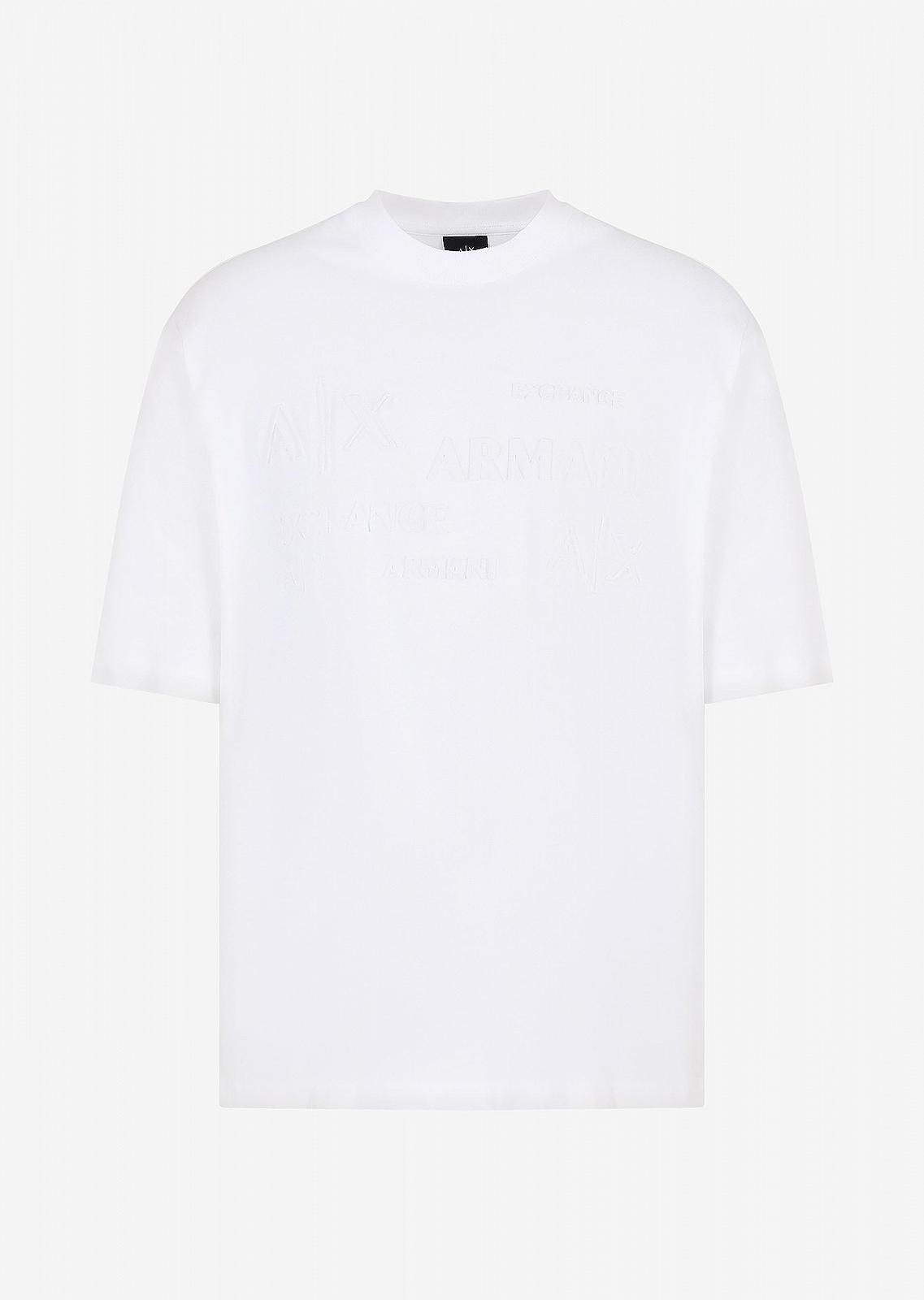 Джемпер-поло чоловічий Armani Exchange Oversized, з важкого бавовняного джерсі, з рельєфним логотипом, фото №3