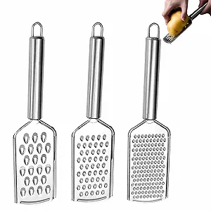 Набор терок 3 шт., терка для сыра, яблок, лимонов, маленькая - Фото 1