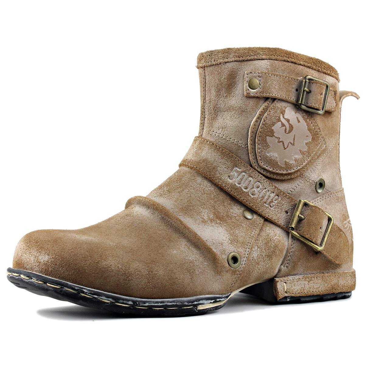 Мужские кожаные ботинки Chukka OSSTONE OS-5008-1-NH-DE-R, фото №1