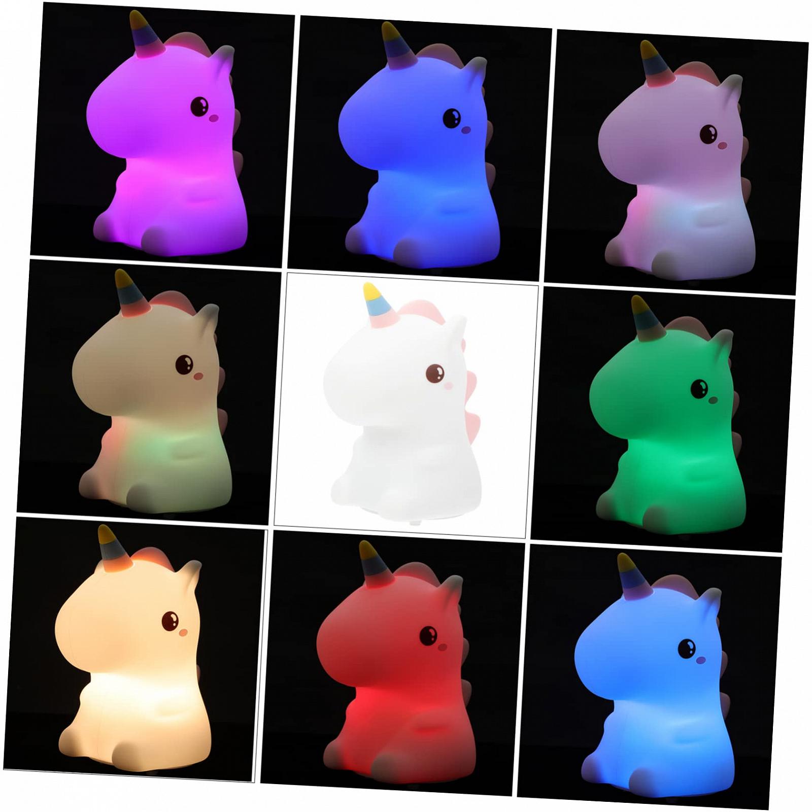 Ночник Gadpiparty Unicorn Для спальни с сенсорным управлением силикон Белый, фото №6