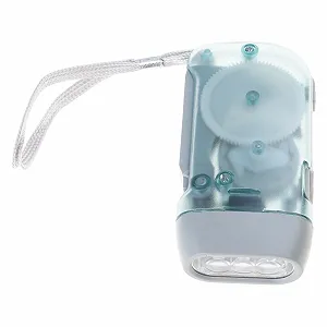 Ручний ліхтар з кривошипним приводом для кемпінгу, ручне виробництво енергії для дому, надзвичайних ситуацій на вулиці - Фото 1