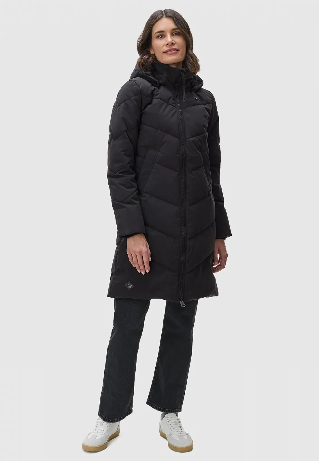 Женская зимняя парка Ragwear Rebelka с капюшоном, фото №6