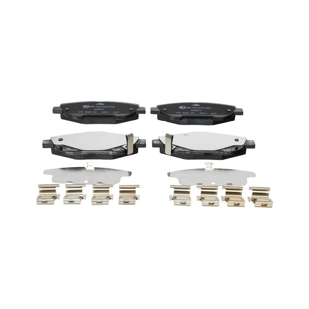 Комплект гальмівних колодок, дискове гальмо ATE 13.0460-3874.2 для TOYOTA, передній міст, фото №1