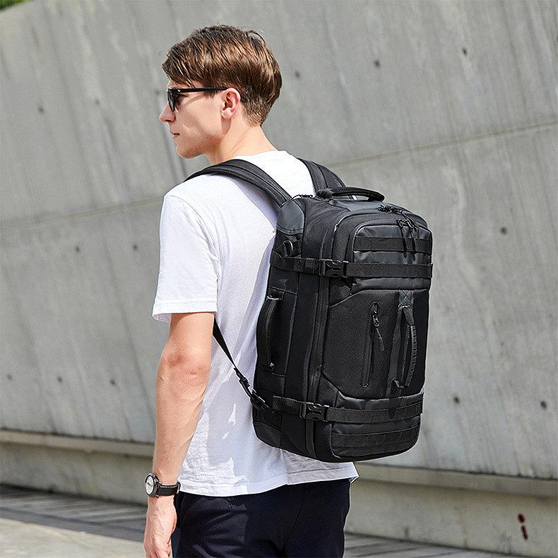 Рюкзак городской Ozuko 9242L 35л с отделением для ноутбука до 17 Black 16205, фото №7 Рюкзак городской Ozuko 9242L 35л с отделением для ноутбука до 17 Black 16205, фото №7