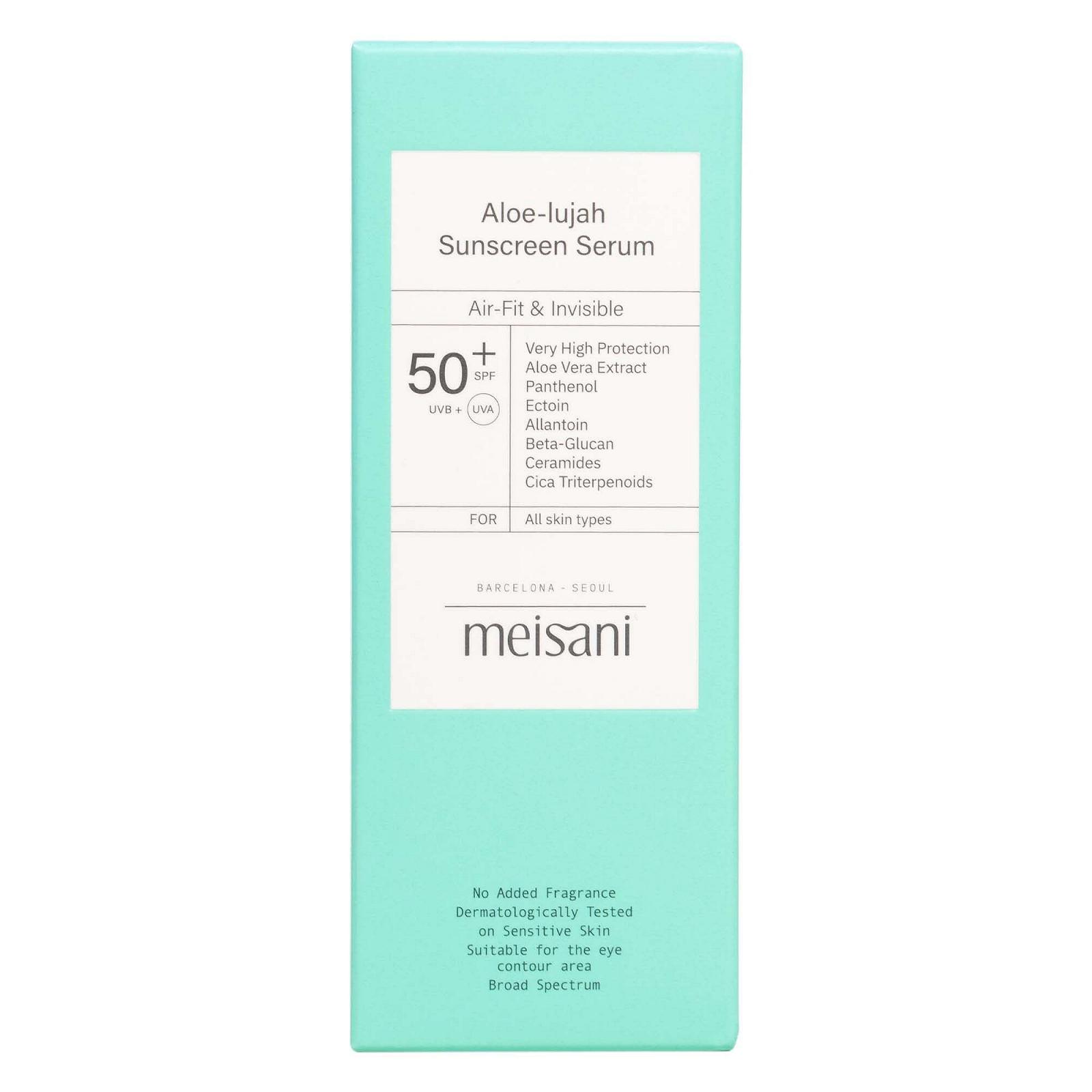 Сыворотка солнцезащитная Meisani ALOE-LUJAH SUNSCREEN SERUM SPF50+, фото №2