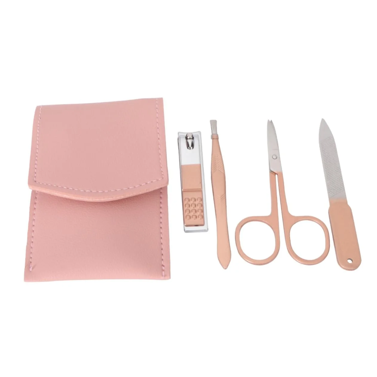 Набір для догляду за нігтями OATIPHO, рожеве золото, фото №1 Набір для догляду за нігтями OATIPHO, рожеве золото, фото №1