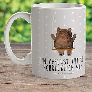 Дитяча Кружка Mr. & Mrs. Panda Ведмідь Гойдалки Ударостійка Кружка synthetic.ua - Фото 1