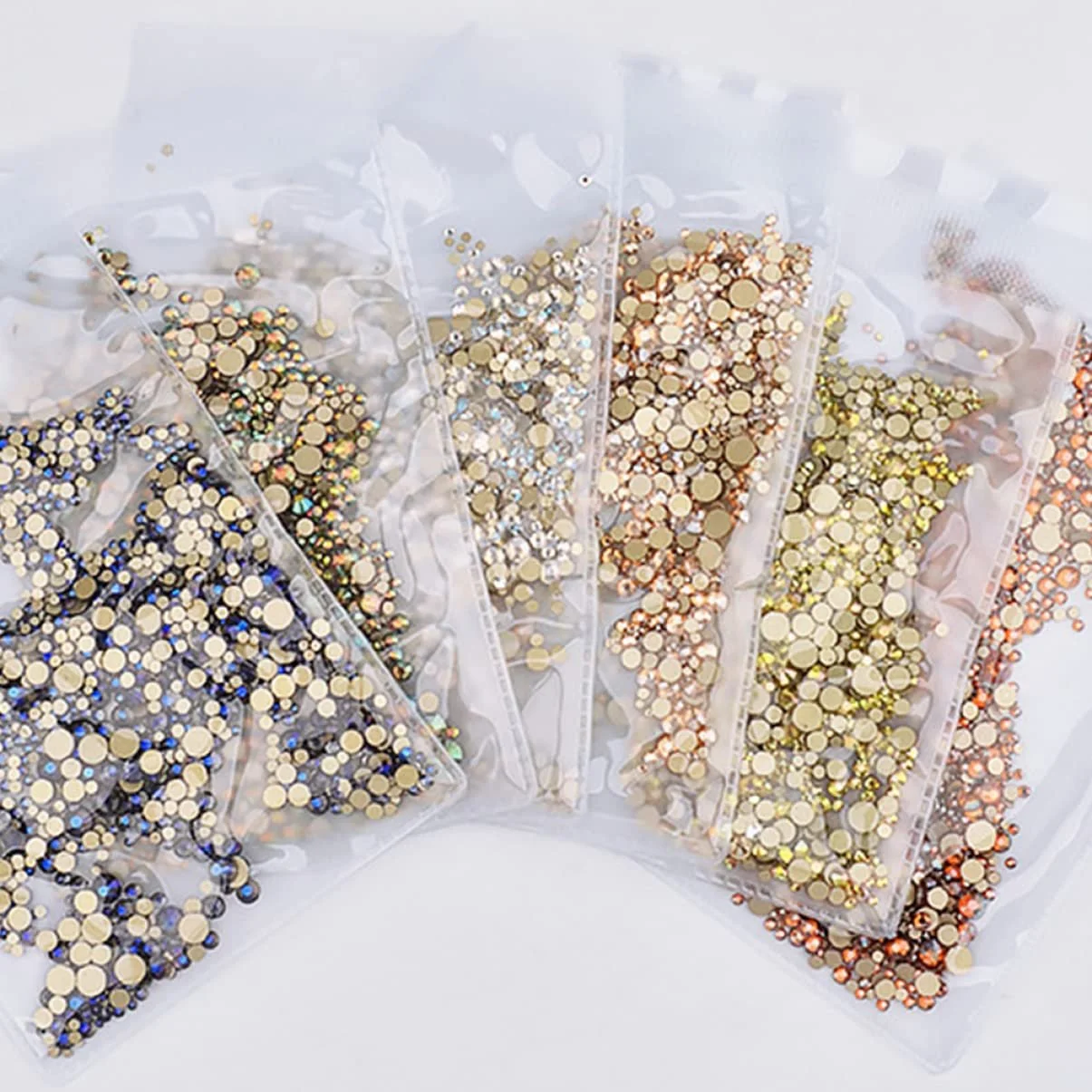 Стрази для нігтів Mikinona 1440 шт. Колір, фото №7