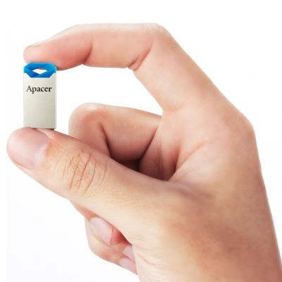 USB флеш-накопичувач Apacer 16gb AH111 Blue RP USB 2.0 AP16GAH111U-1, фото №6