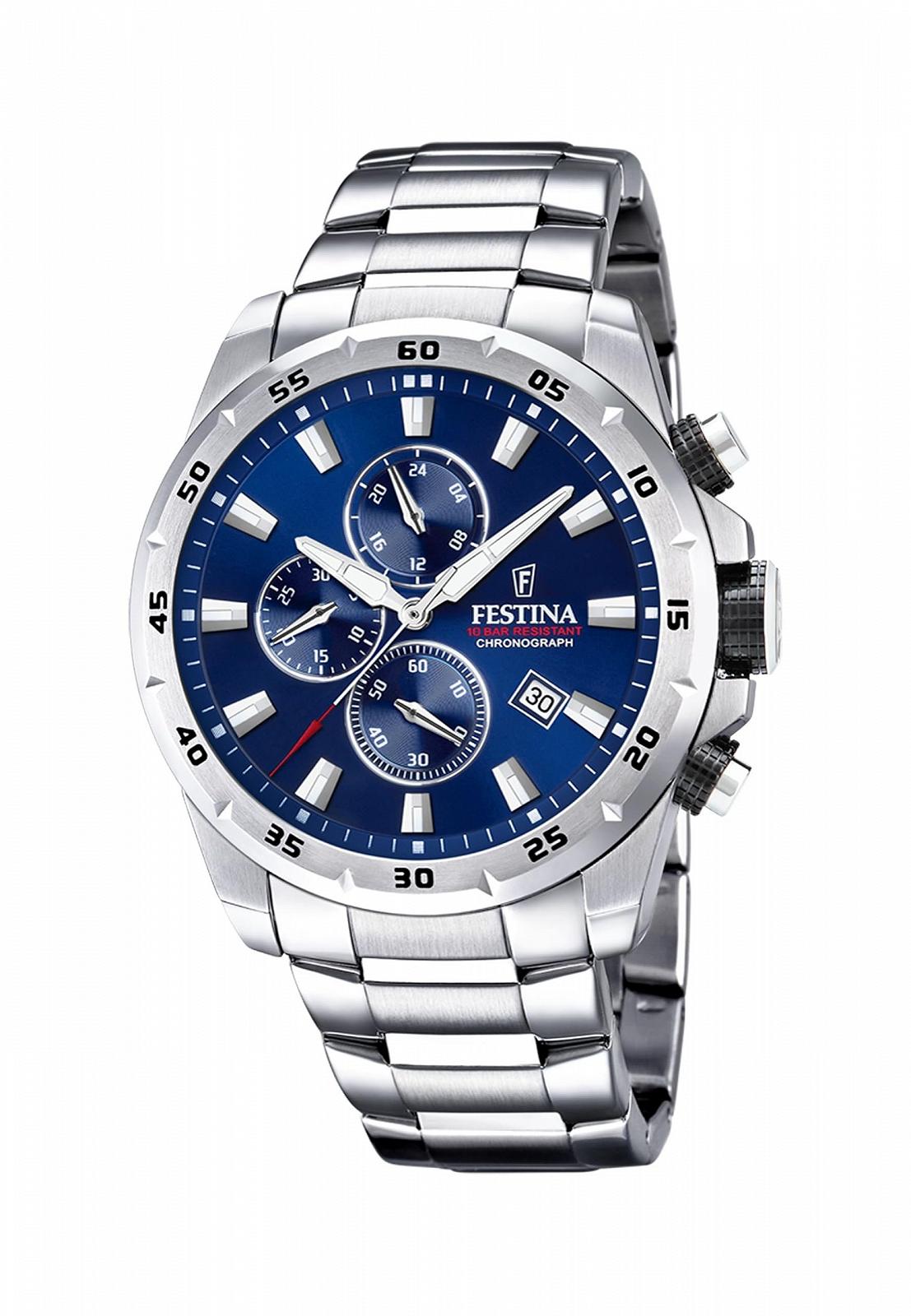 Чоловічий годинник Festina Sports F20463/2, сріблястий, браслет, фото №1