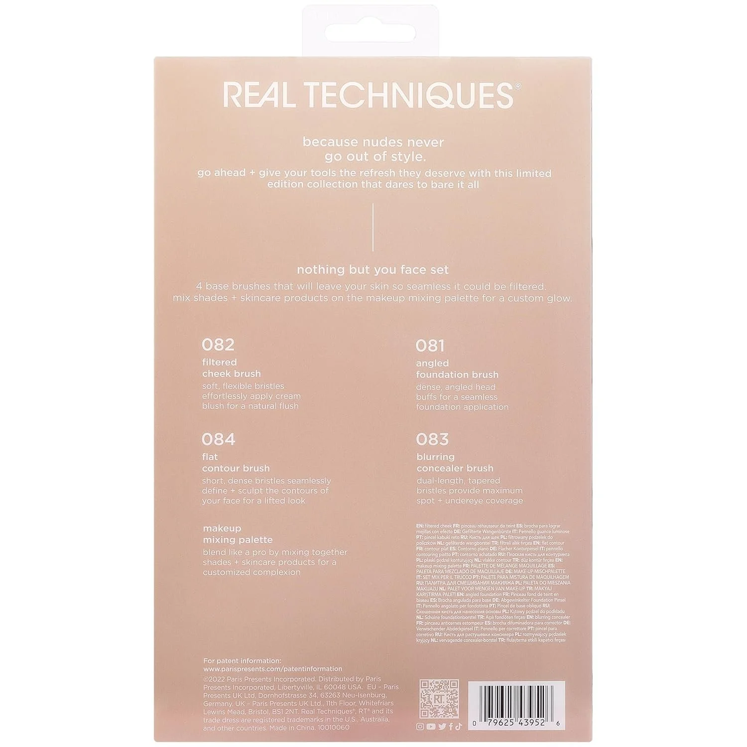 Набір пензлів для макіяжу Real Techniques New Nudes Nothing But You Face Kit 5 шт., фото №2