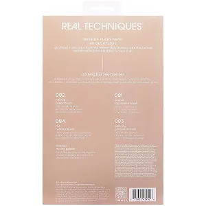 Набір пензлів для макіяжу Real Techniques New Nudes Nothing But You Face Kit 5 шт. ціна на synthetic.ua - Фото 1 Набір пензлів для макіяжу Real Techniques New Nudes Nothing But You Face Kit 5 шт. synthetic.ua - Фото 1