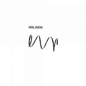 Пружина підвіски SKF Передня вісь VKDL 81036 TOYOTA - Фото 1