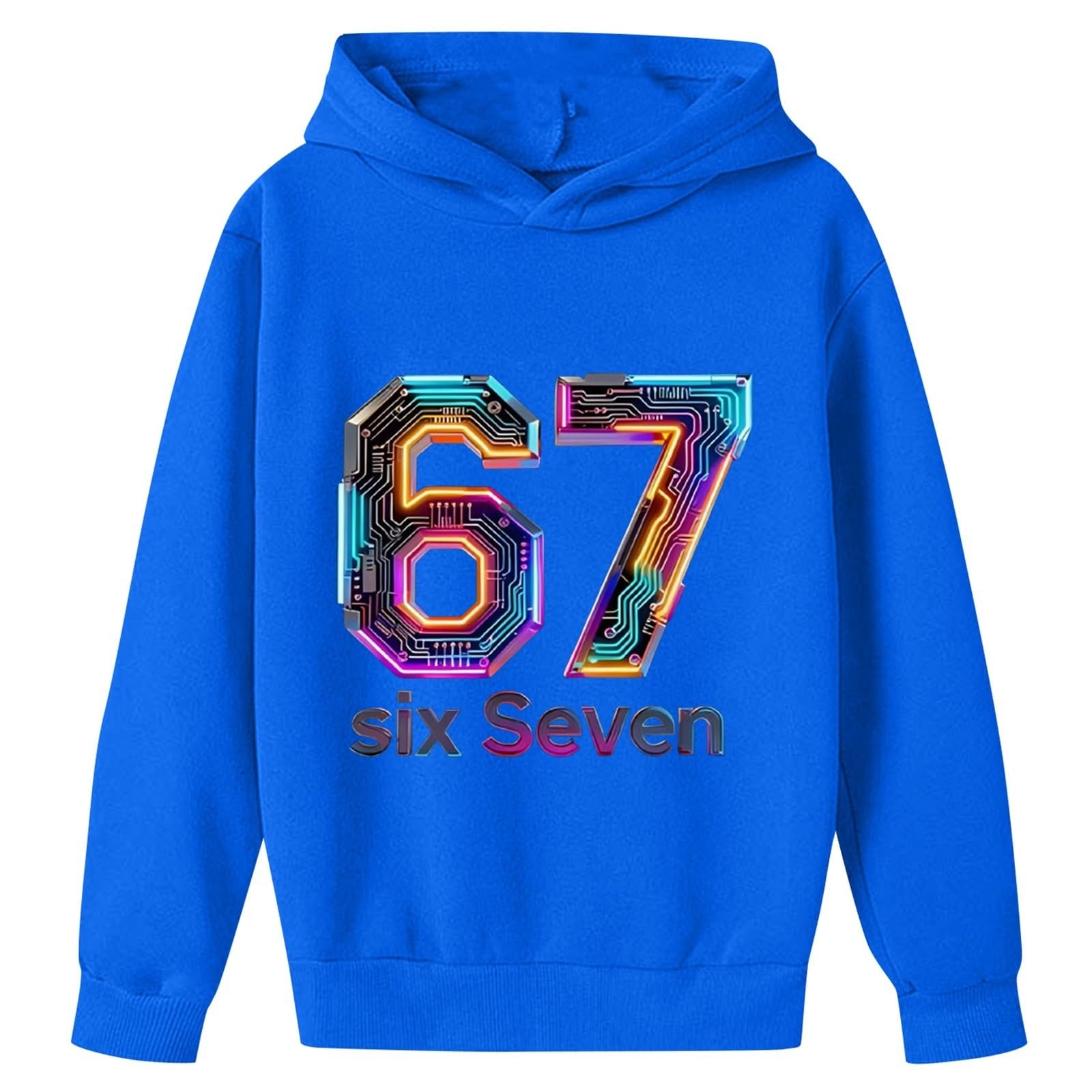 Худі Generisch 67 Fun Meme для хлопчиків і дівчаток Унісекс, фото №4