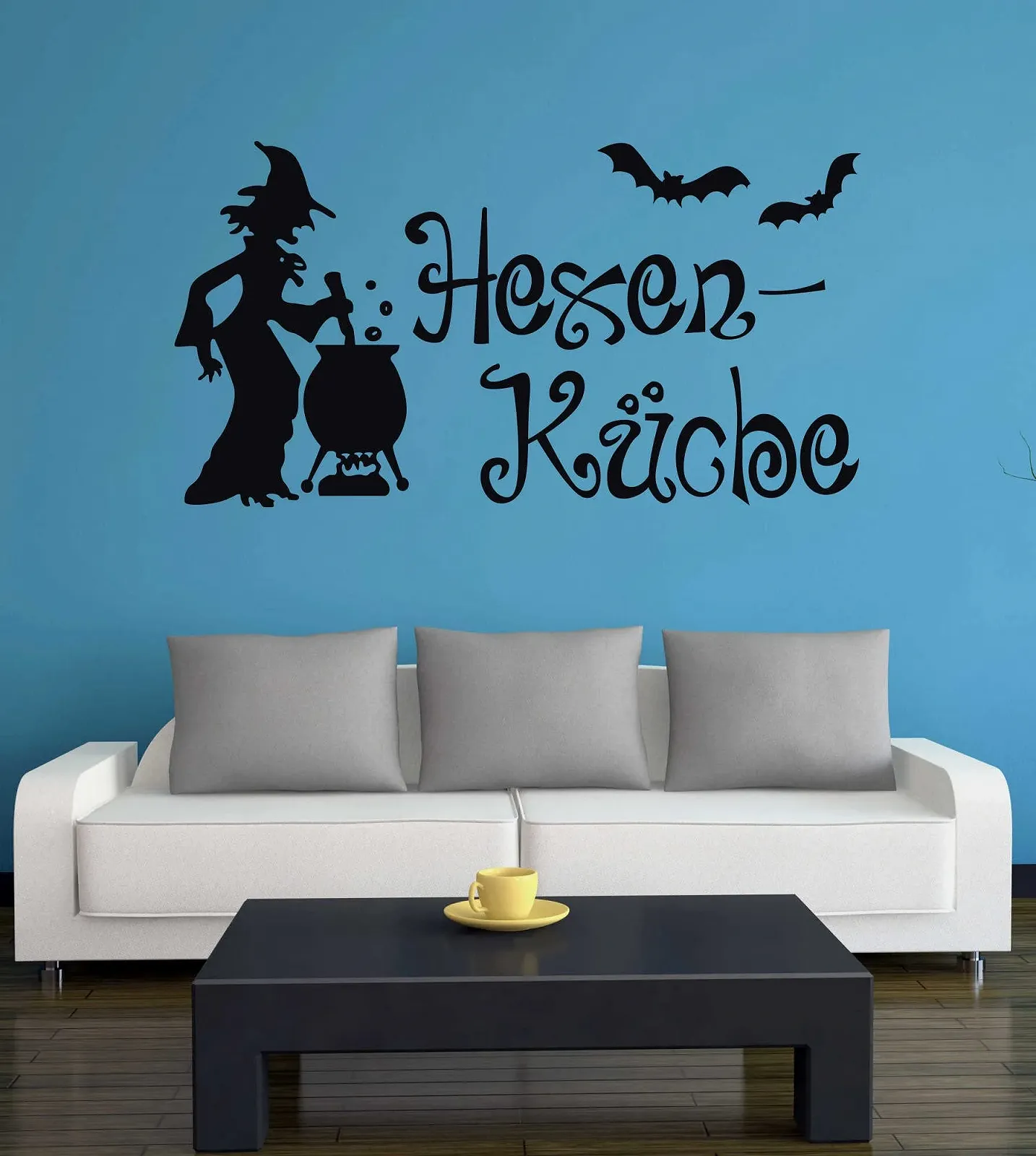 Наклейка на двері Klebesüchtig Witch's Kitchen 45 см x 24 см Чорна, фото №2 Наклейка на двері Klebesüchtig Witch's Kitchen 45 см x 24 см Чорна, фото №2