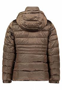 Жіноча стьобана куртка зі знімним капюшоном synthetic.ua - Фото 1