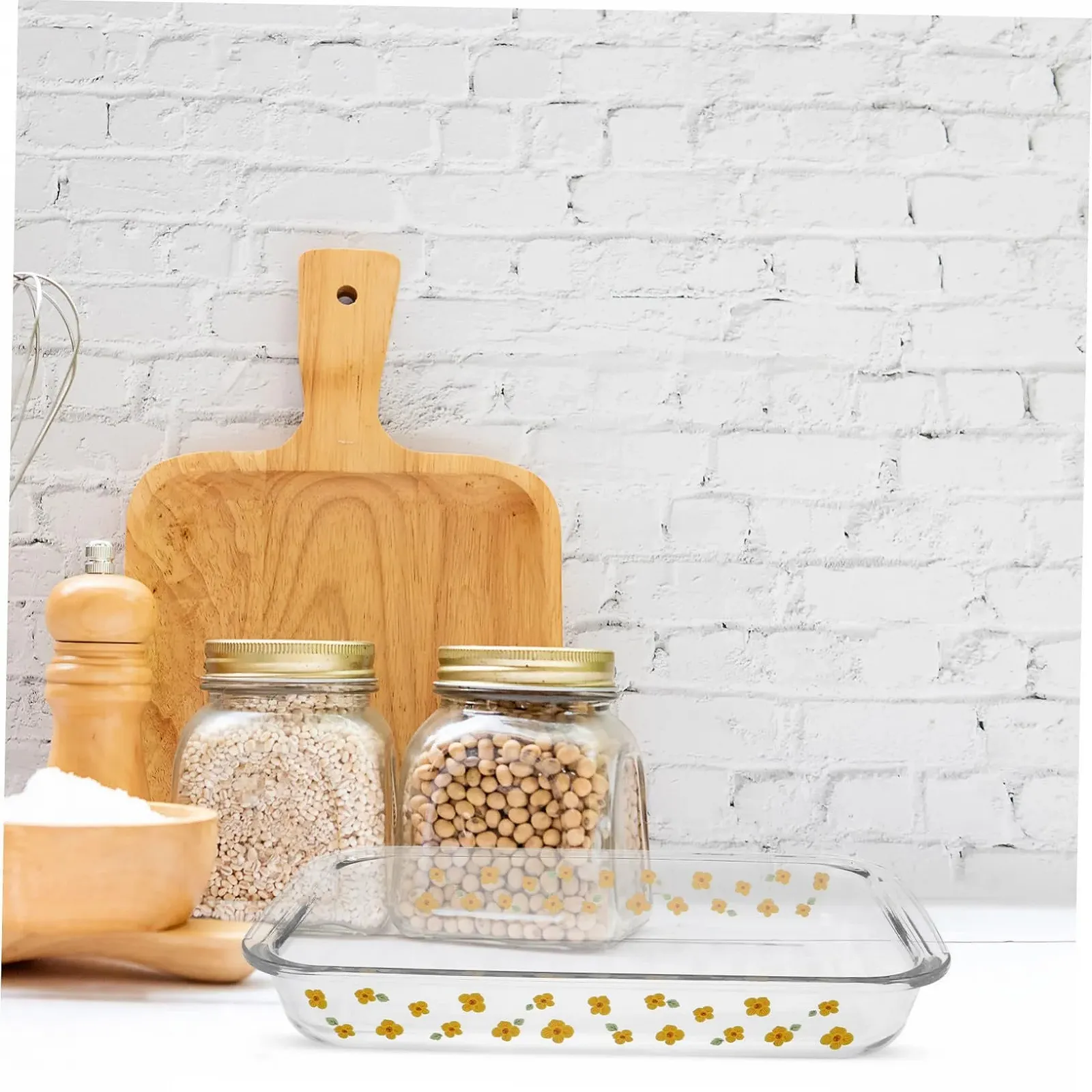 Форма для запекания PRETYZOOM прямоугольная термостойкое стекло для микроволновой печи и духовки, фото №7