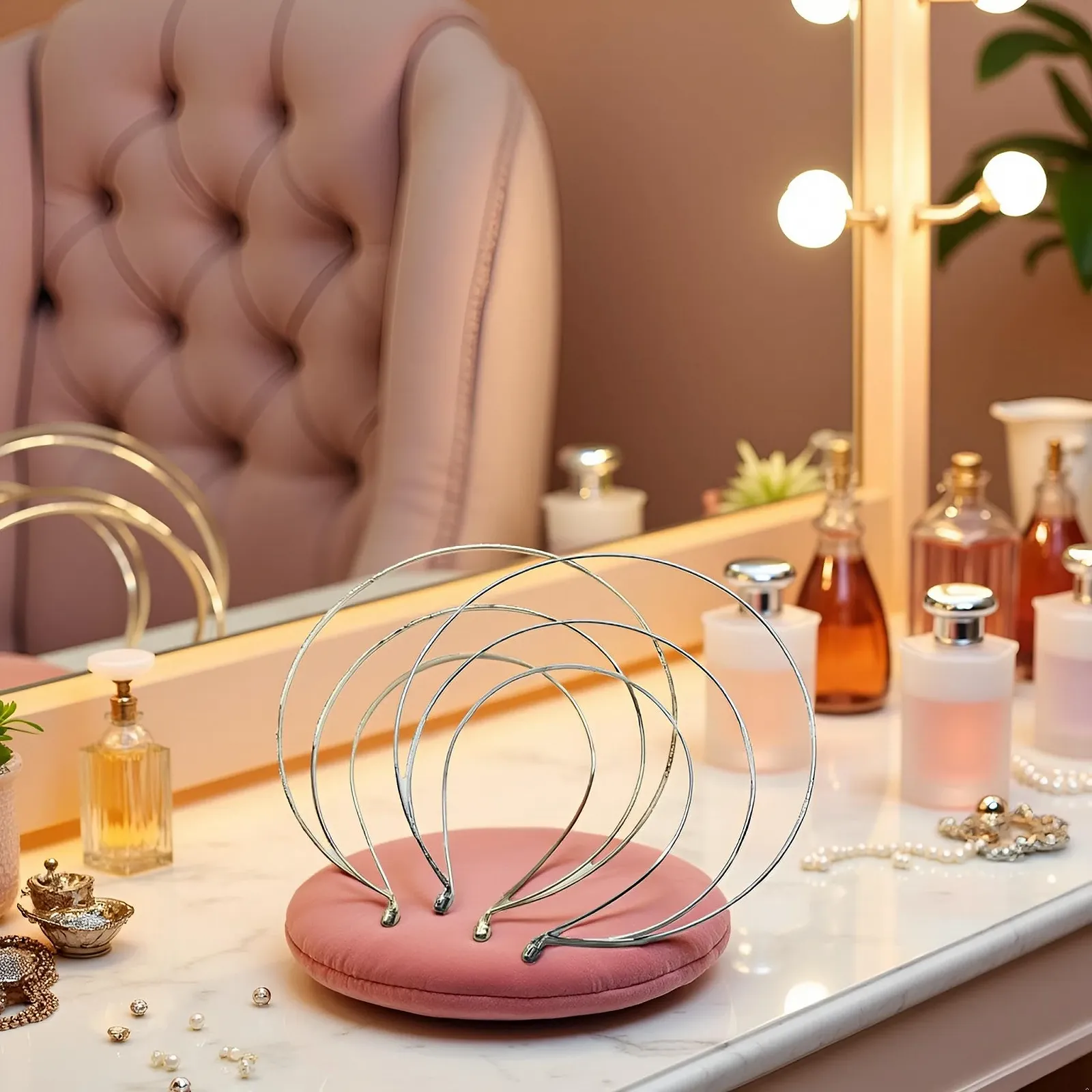 Обруч-корона срібна триярусна, фото №5