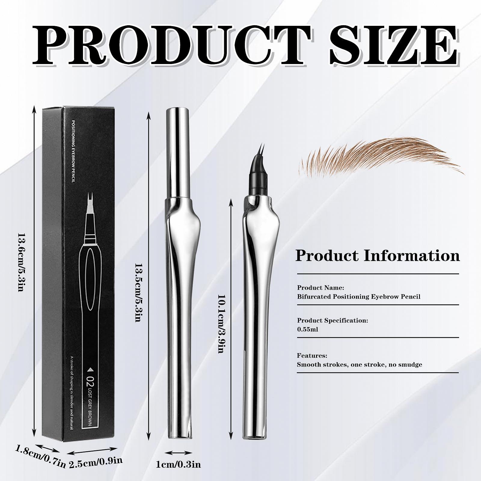Олівець для брів Magic 2 Fork Tips Grey Brown, фото №2