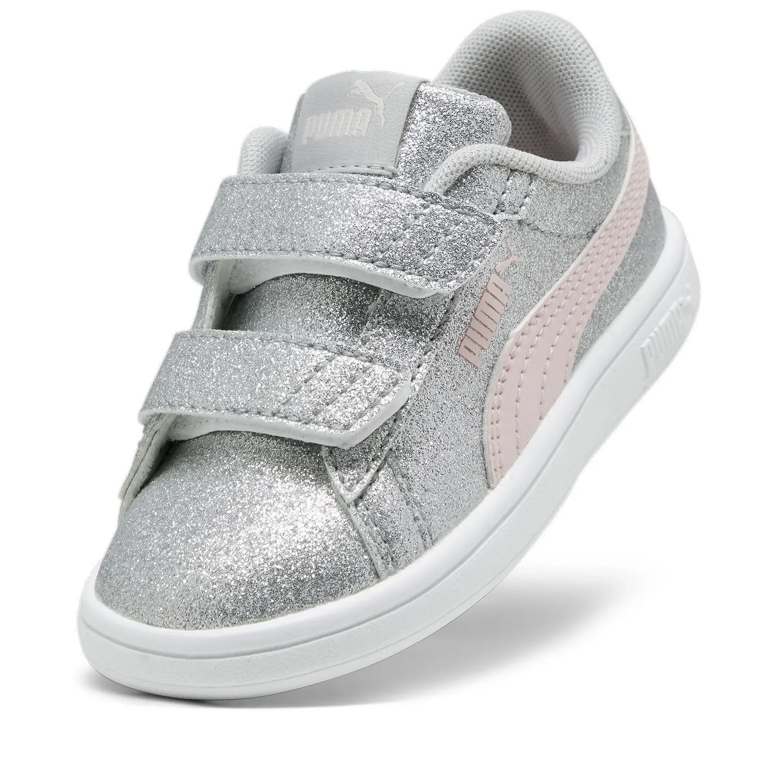 Кроссовки PUMA Smash 3.0 Glitz Glam V Inf для девочек, фото №6