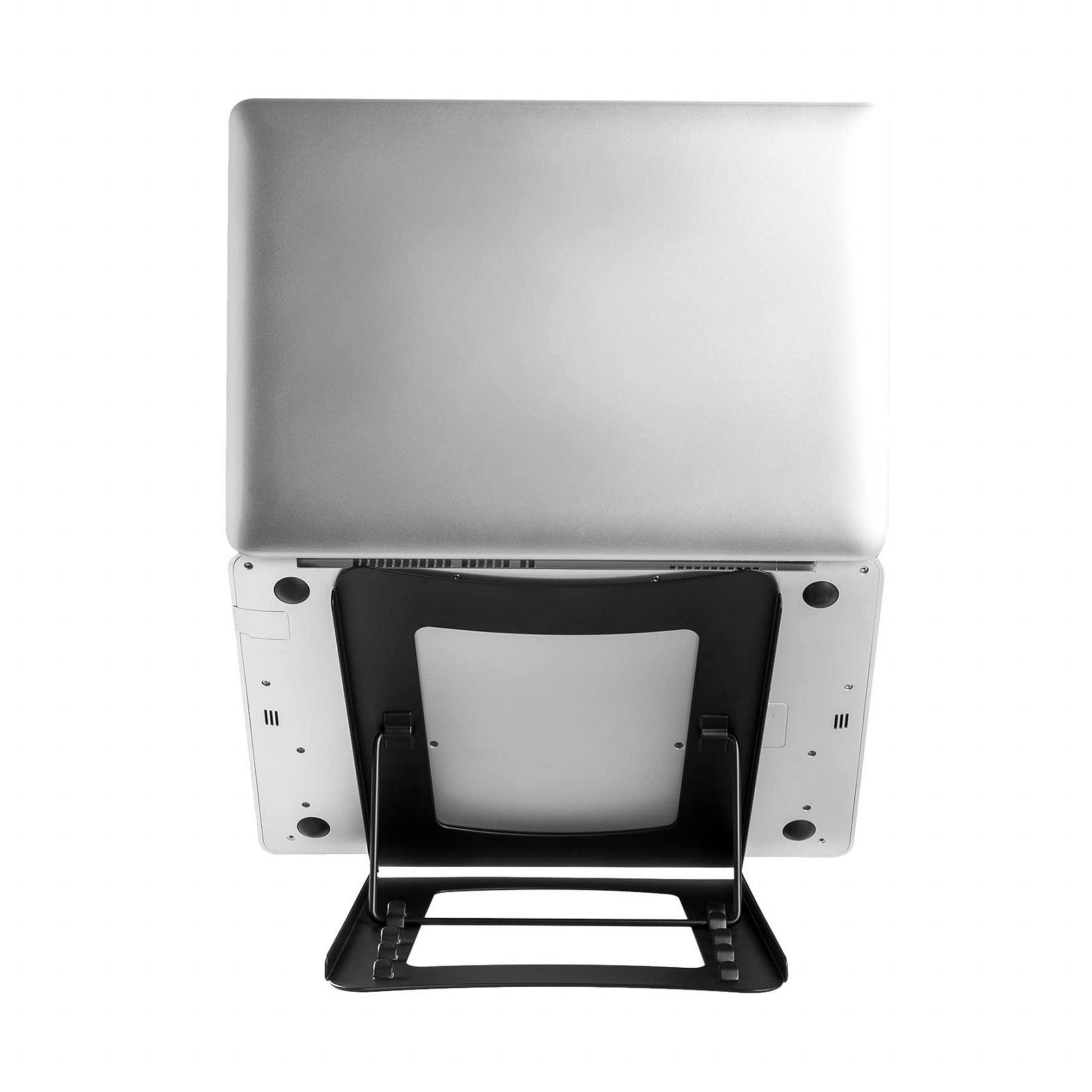 Подставка для ноутбука алюминиевая Newstar NSLS075BLACK - черная, фото №16