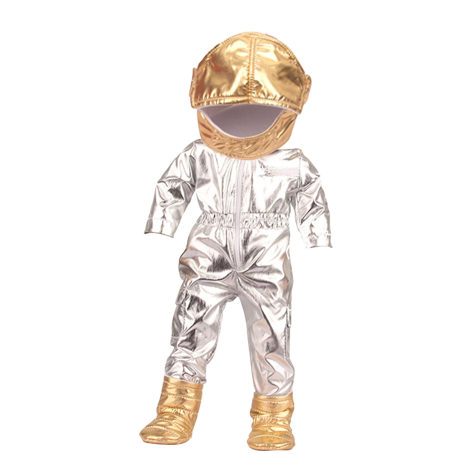 Одяг F Fityle Space Suit для ляльки 18 дюймів Сріблястий, фото №2 Одяг F Fityle Space Suit для ляльки 18 дюймів Сріблястий, фото №2