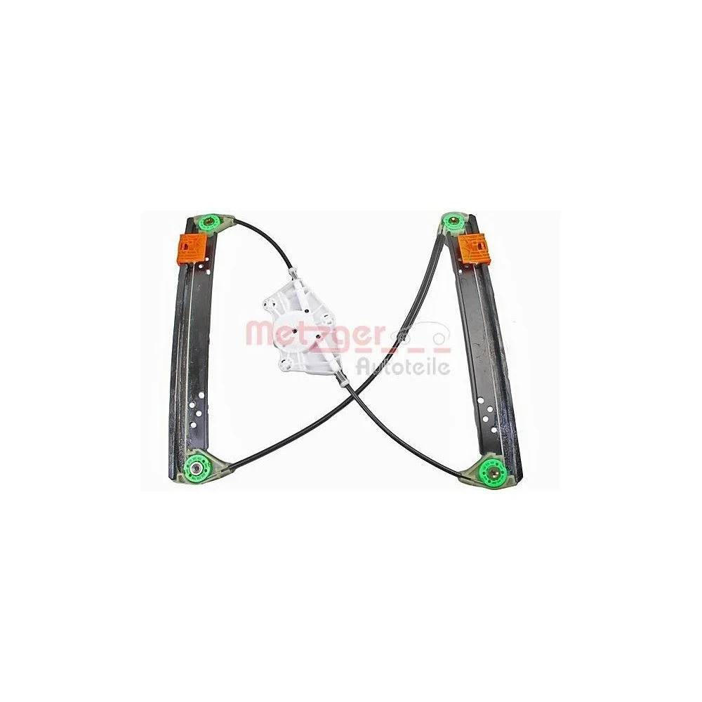 Склопідйомник METZGER 2160530 PORSCHE VW задній правий, фото №1