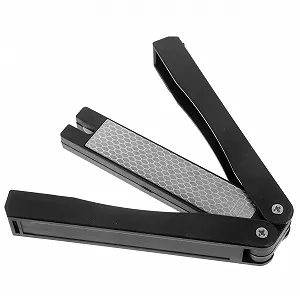 Точилка для ножів та ножиць Lurrose двостороння портативна - Фото 1