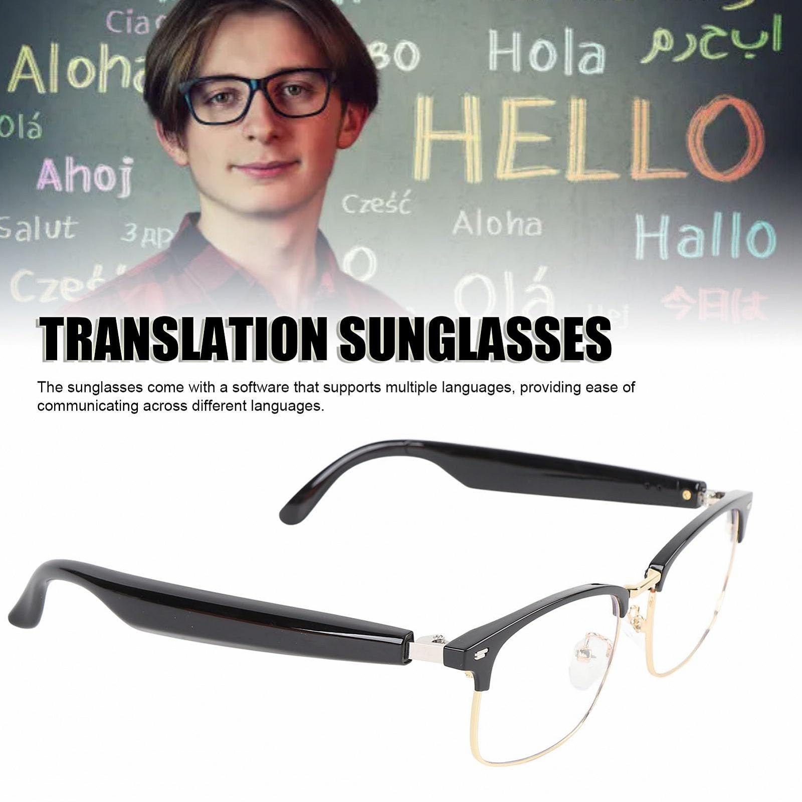 Розумні окуляри для перекладу Annadue AI, 150 мов, лінзи реального часу з мікрофоном і динаміком, фото №3 Розумні окуляри для перекладу Annadue AI, 150 мов, лінзи реального часу з мікрофоном і динаміком, фото №3