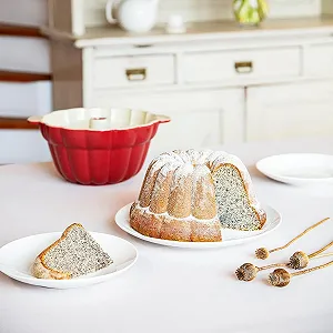 Форма для запікання Tescoma Delícia Bundt Cake керамічна бежева synthetic.ua - Фото 1