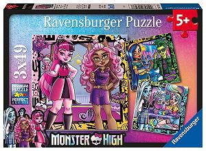 Пазл Ravensburger Monster High Collection 3 x 49 3х49 деталей - Фото 1