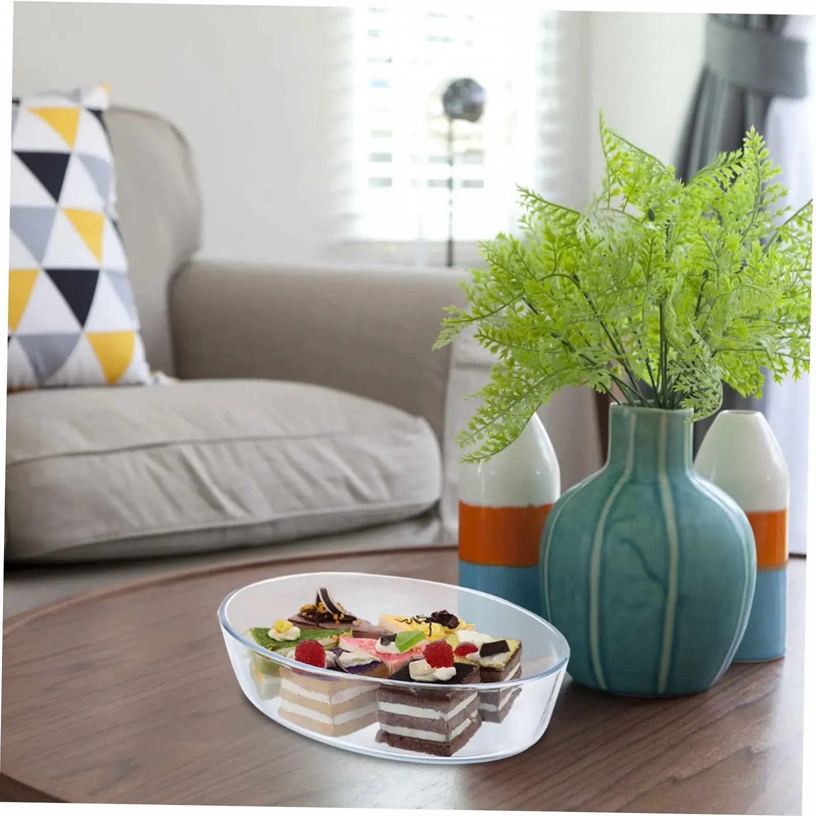 Форма для запікання Luxshiny скляна велика овальна термостійка антипригарна, фото №8