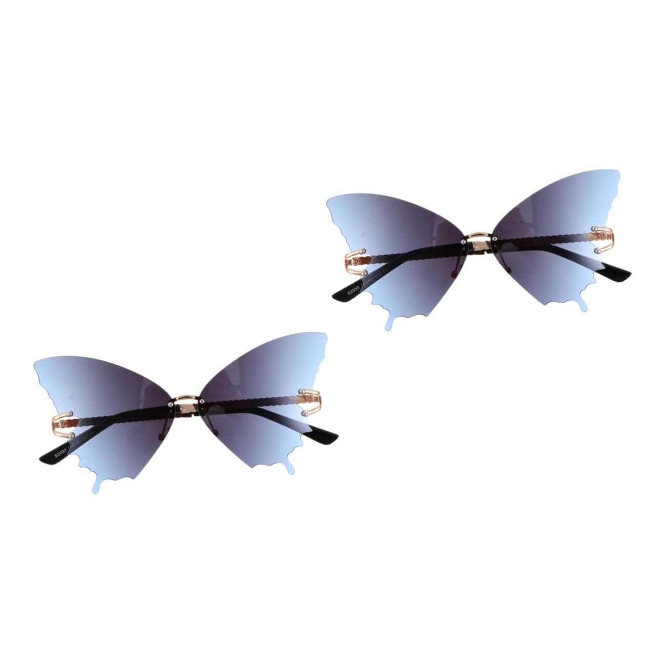 Сонцезахисні окуляри Метелик Без оправи PACKOVE 2 шт, фото №1