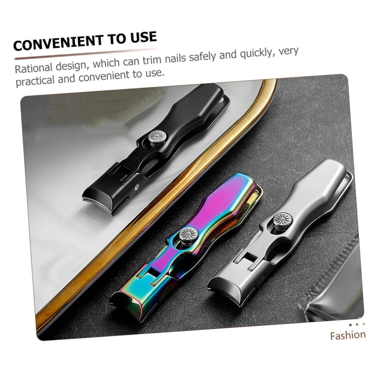 Кусачки для ногтей PACKOVE с тонким дизайном для пальцев рук и ног, портативный инструмент для маникюра и педикюра, фото №6