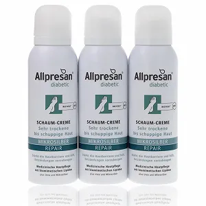 Пінка для ніг Allpresan Diabetic Micro Silver + Repair 125 мл 3 шт. - Фото 1